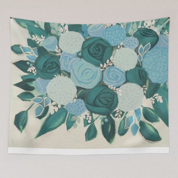 Item preview, blue bouquet designed and sold by Rachelkambeitz.