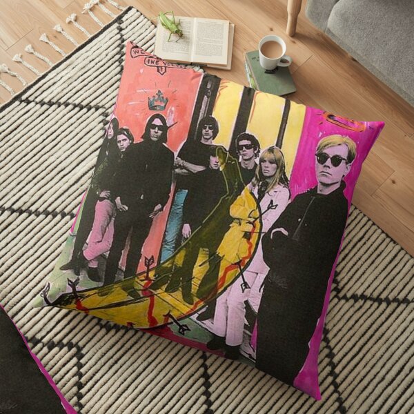 Andy Warhol und der Velvet Underground Bodenkissen