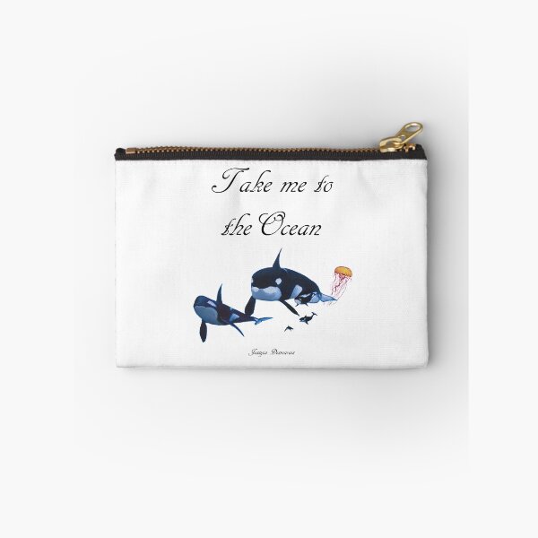 Item preview, Take me to the Ocean Orca whales with jellyfish, designed for light colours designed and sold by ArtByJessyca.