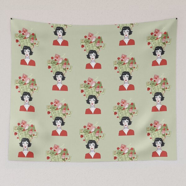 Item preview, Amélie / Amelie Movie Illustration  designed and sold by misnamedplants.