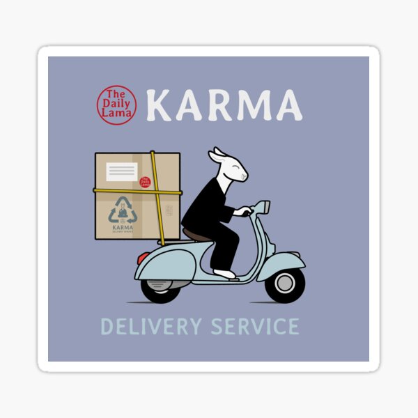 Karma Delivery Sticker