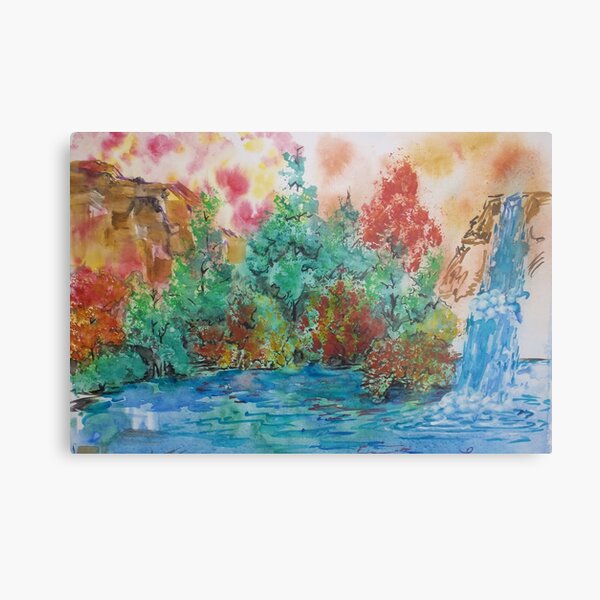 "the Falls" Metal Print