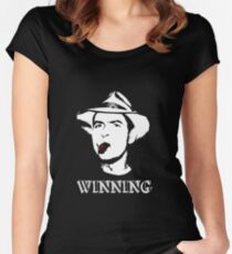 Charlie Sheen Winning Shirt Women's Fitted Scoop T-Shirt