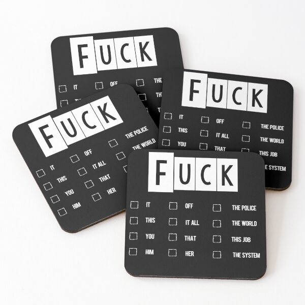 Item preview, Fuck checkbox multiple choice multiple choice funny humor design designed and sold by Sitamood.