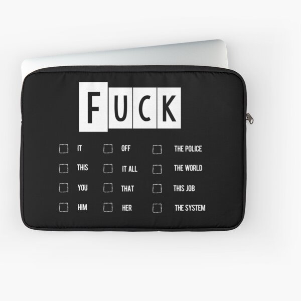 Aperçu de l'œuvre Fuck case à cocher baise choix multiple drôle humour design créée et vendue par Sitamood.