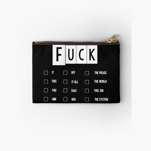 Item preview, Fuck checkbox multiple choice multiple choice funny humor design designed and sold by Sitamood.