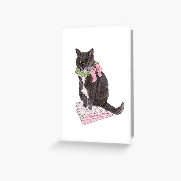 Christmas Kitty Greeting Card