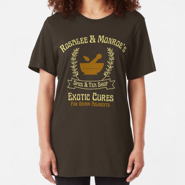 Rosalee & Monroe's Exotic Spice & Tea Shop Slim Fit T-Shirt