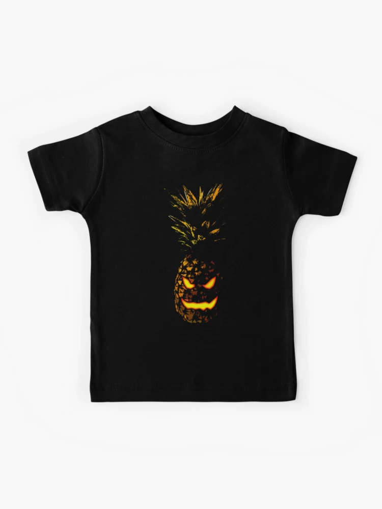 Kids black sweatshirt, Pineapple online print