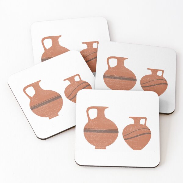 Item preview, Minimal Abstract Greek Vase 20 - Oinochoe - Terracotta Series - Modern, Contemporary Print - Sienna designed and sold by Studio Grafiikka.