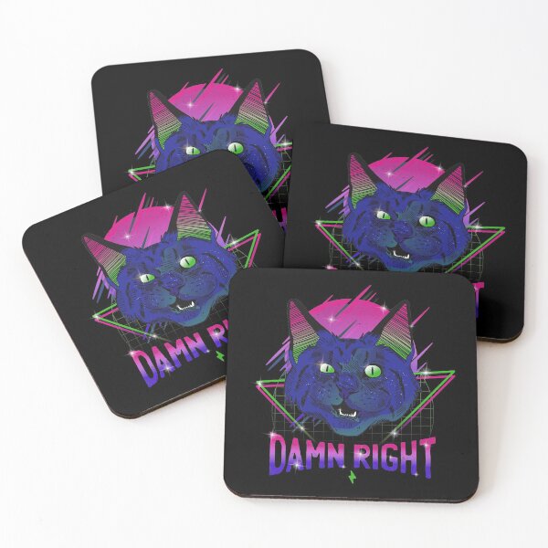 Item preview, Retrowave Space cat. designed and sold by emphatic.