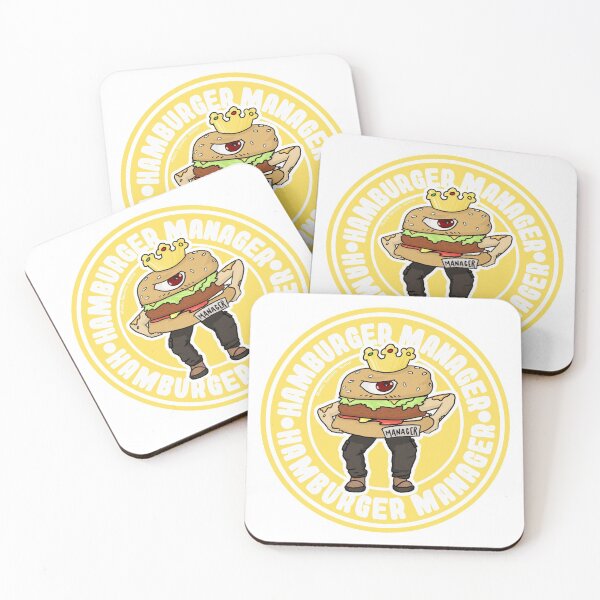 Item preview, Hamburger Manager Monster Logo - MSSPod Original Character designed and sold by MSSPod.