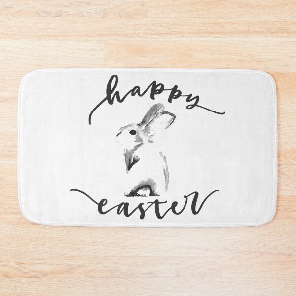 Item preview, Motivational Inspirational and Positive quote -  Happy Easter bunny typography text art by Word Fandom - wordfandom designed and sold by Kerry Pritchard.