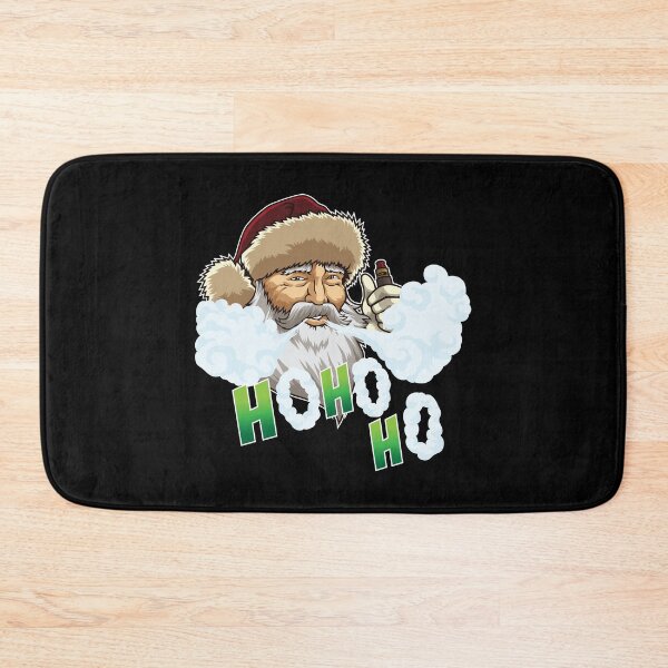 Item preview, Vaping Santa Claus Blows Clouds Under Xmas Tree designed and sold by anziehend.