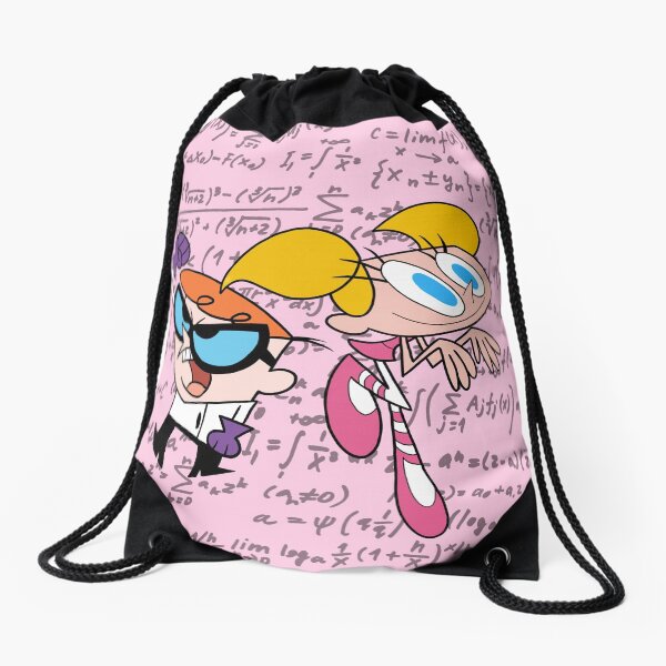 Dexters Laboratory Drawstring Bags Redbubble