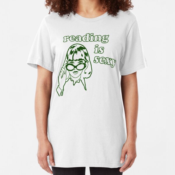 Lesen ist sexy Slim Fit T-Shirt
