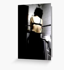 When I Piss Like Men Do. Greeting Card