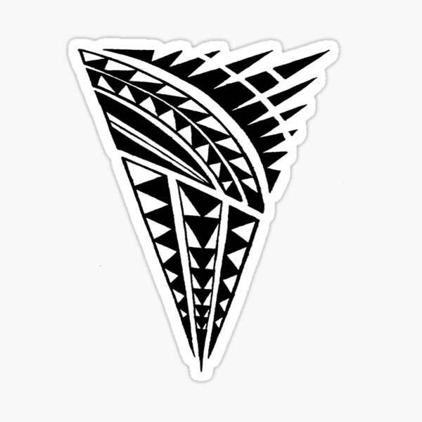 Stunning Maori Triangle Tattoo