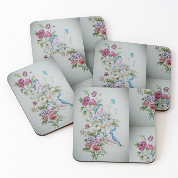 Item preview, blue birds designed and sold by atouchofcanvas.