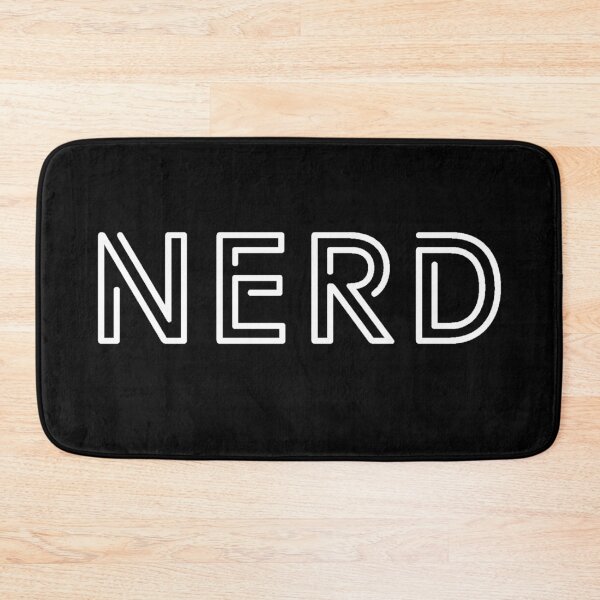 Item preview, nerd (white text) designed and sold by gingerlouls.