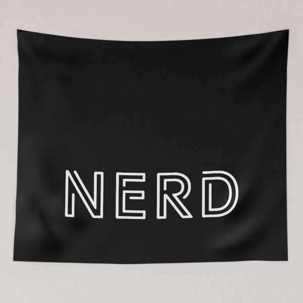 Item preview, nerd (white text) designed and sold by gingerlouls.