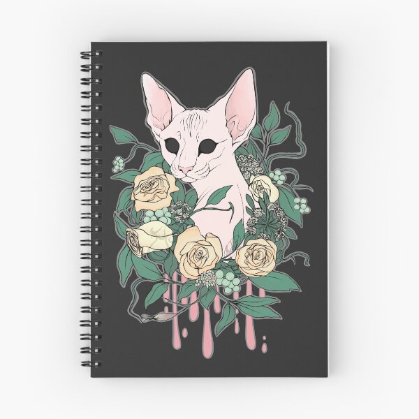Item preview, Light Floral Feline designed and sold by GoldMouse.