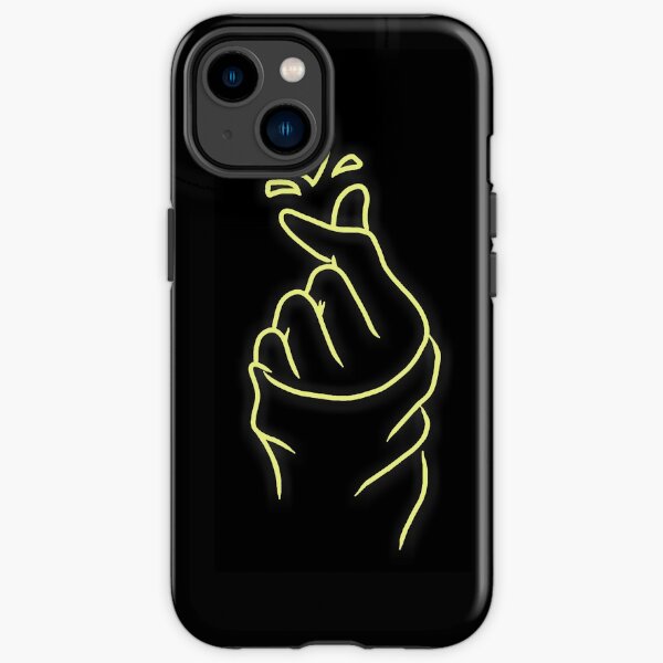 coeur noir Coque antichoc iPhone