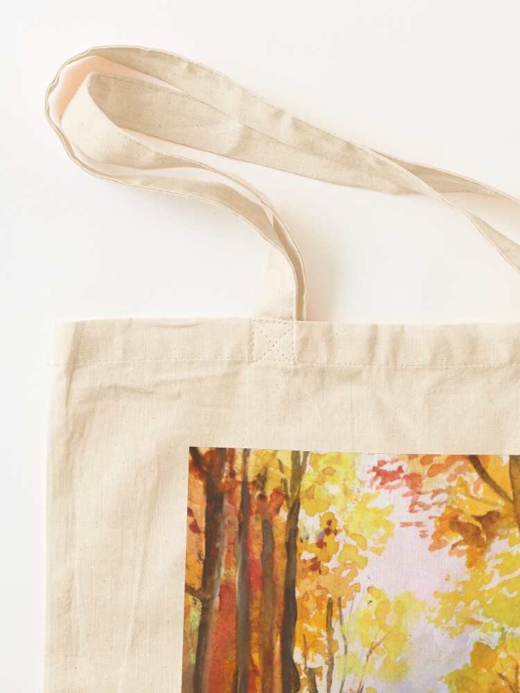 Alternate view of Beautiful Fall Bridge Reflections Tote Bag