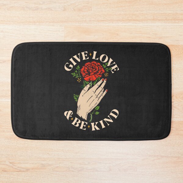 Item preview, Give Love & Be Kind (Black Version) designed and sold by TheLoveShop.