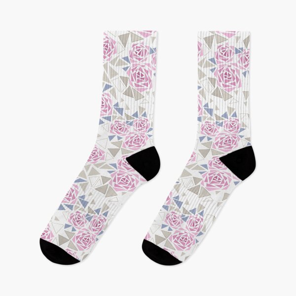 Item preview, Modern . Geometric pattern . Roses . 1 designed and sold by fuzzyfox.