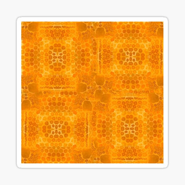 yellow micro textures Sticker