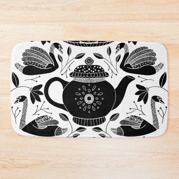 Item preview, Tea party with swans  designed and sold by nacaca.