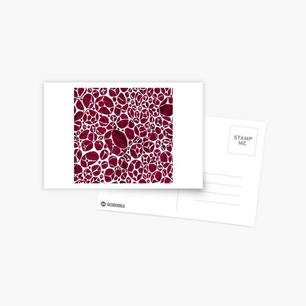 micro structures plum Postcard