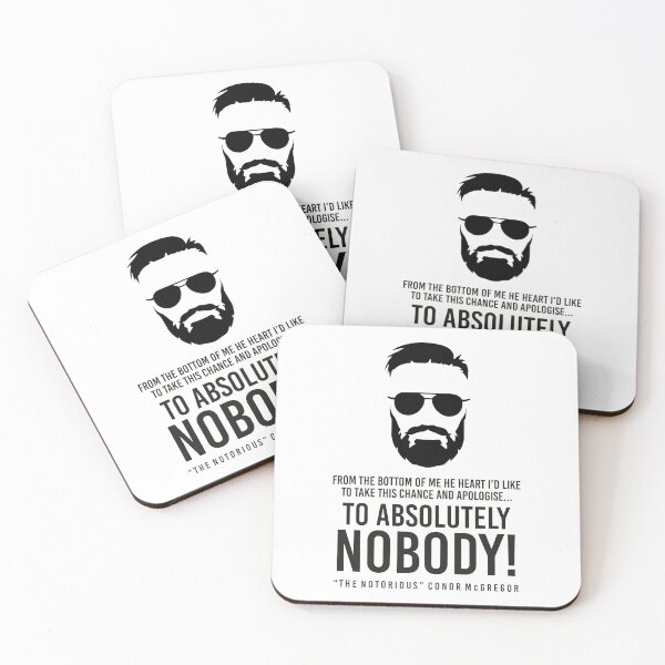 Item preview, Conor McGregor - Apologize to Absolutely Nobody! designed and sold by freelobster.