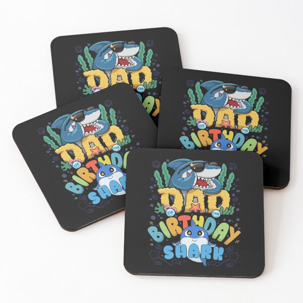 Item preview, Dad Of The Birthday Shark For Boys designed and sold by cartoonice.