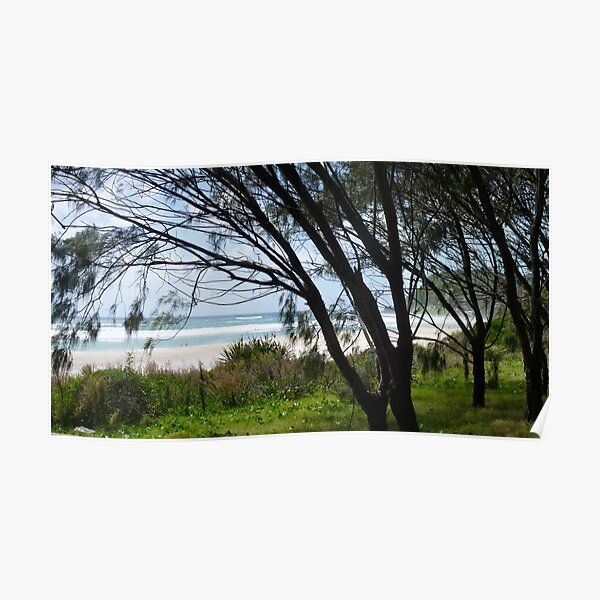 Burleigh Heads Beach Panorama Poster