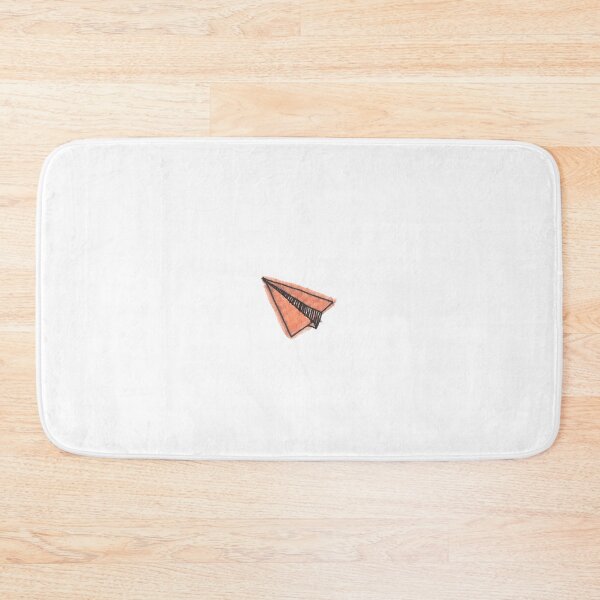 Item preview, Orange paper airplane paper plane drawing handmade pastel designed and sold by mw2004.