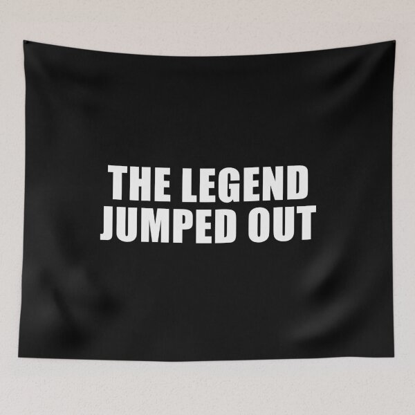 Item preview, The Legend Jumped Out (Black) designed and sold by quoteedesigns.