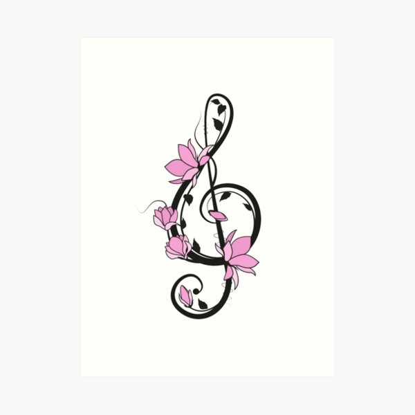 "G clef" Art Print for Sale by MsD7 | Redbubble