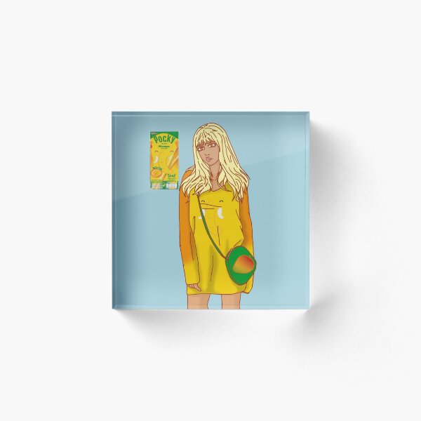 Mango pocky gijinka Acrylic Block