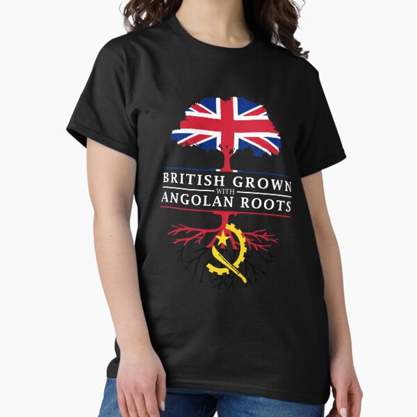 Item preview, British Grown with Angolan Roots   Angola Design designed and sold by ockshirts.