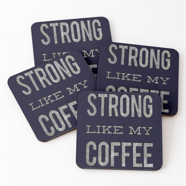 Item preview, Strong Like My Coffee - Workout Humor designed and sold by madtoyman.
