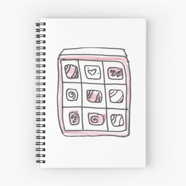 Item preview, chocolate box cute drawing sketch simple sticker  designed and sold by mw2004.