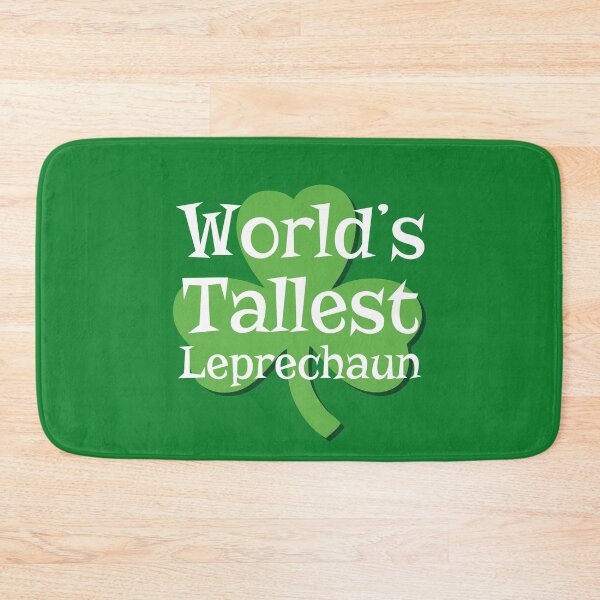 Item preview, World's Tallest Leprechaun Funny St Patricks Day Costume with Shamrock Leaf  designed and sold by alenaz.