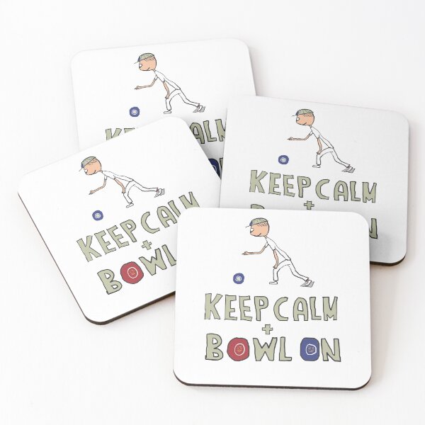 Keep Calm Bowls Coasters (Set of 4)