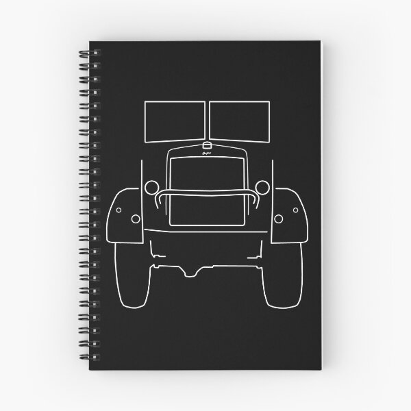 Item preview, Bedford QL classic truck outline graphic (white) designed and sold by soitwouldseem.