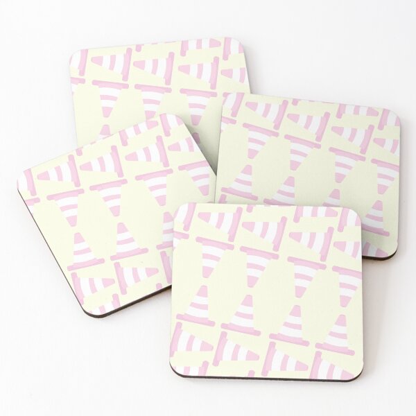 Item preview, PINK Cones (yellow) designed and sold by Sophie Hughes.
