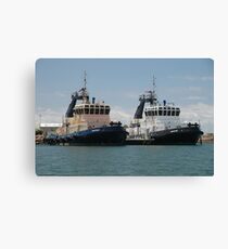 NEWCASTLE HARBOUR TUGS Canvas Print