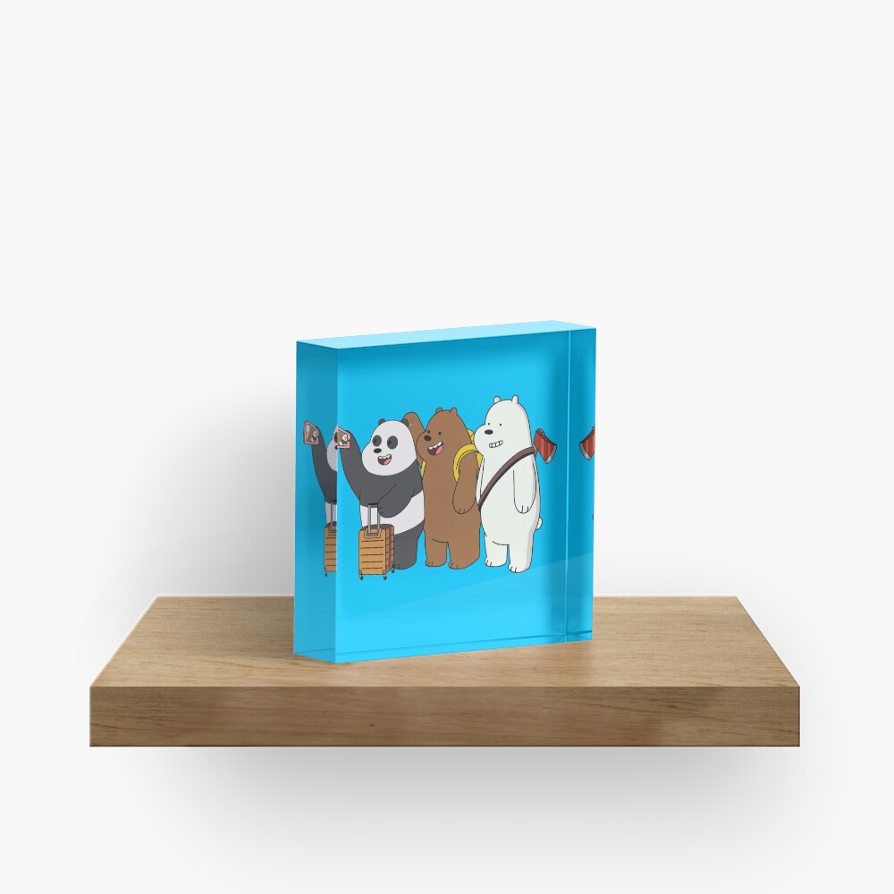 We Bare Bears Acrylic Block