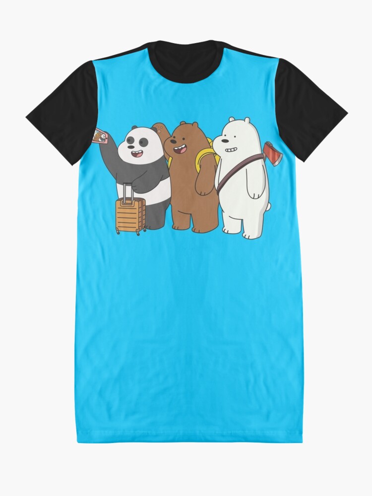 Alternate view of We Bare Bears Graphic T-Shirt Dress